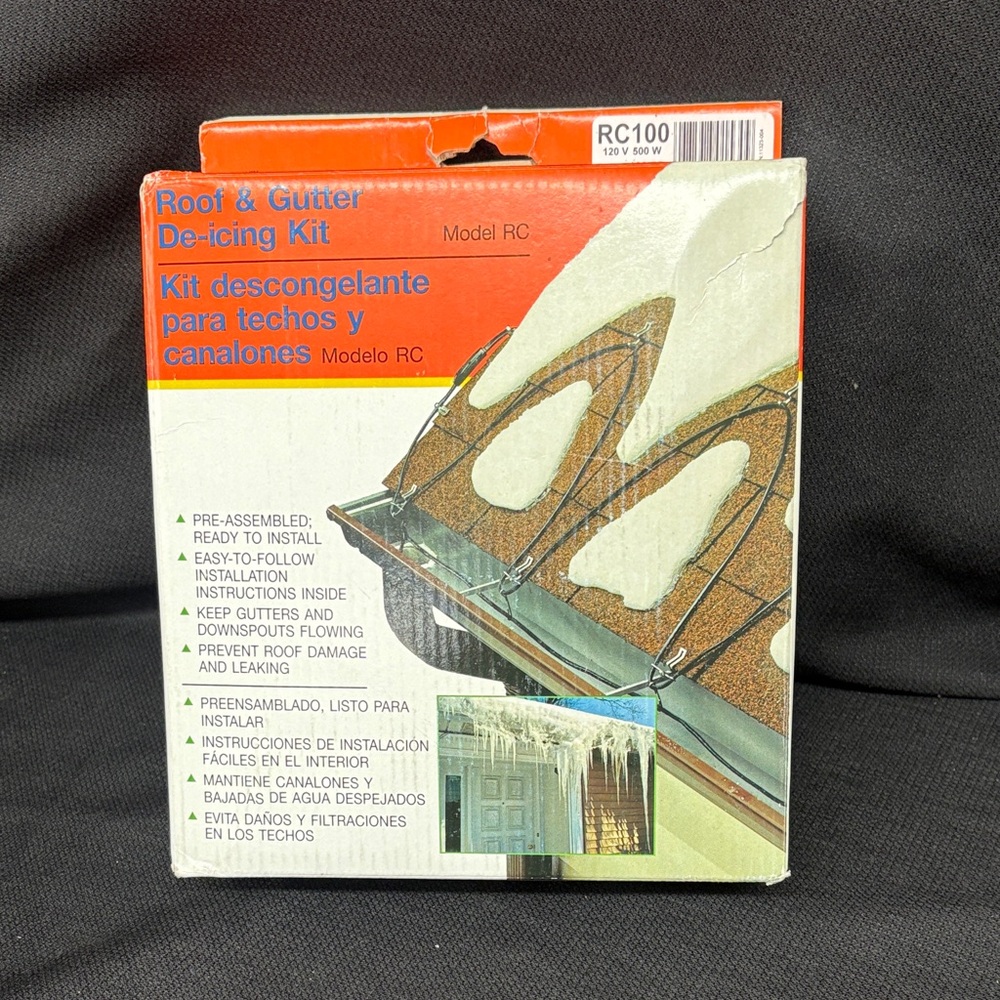 Roof & Gutter De-icing Kit